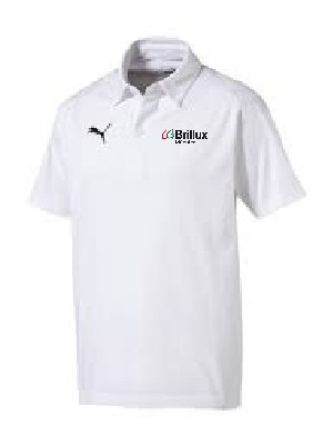 LG Brillux Puma Liga Casuals Polo white